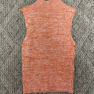 orange turtle neck shirt by Forever 21